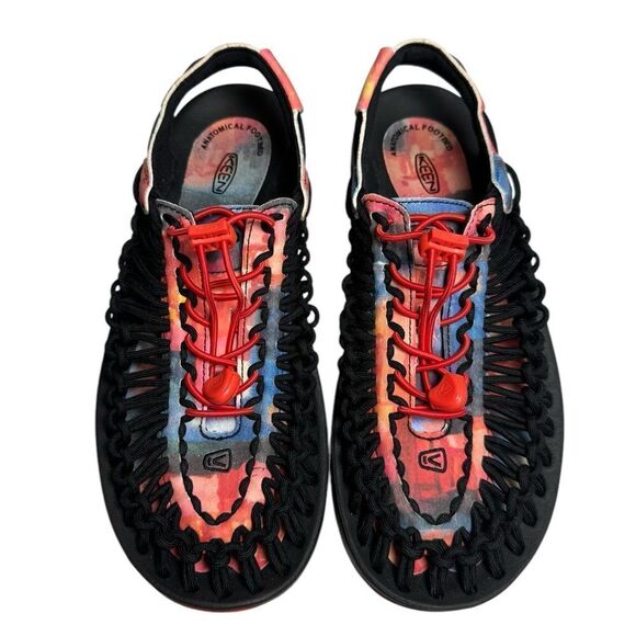 KEEN UNEEK x Garcia Sandals 2 Cord 1024315 New York at Night Women’s size 8.5 - Picture 3 of 9